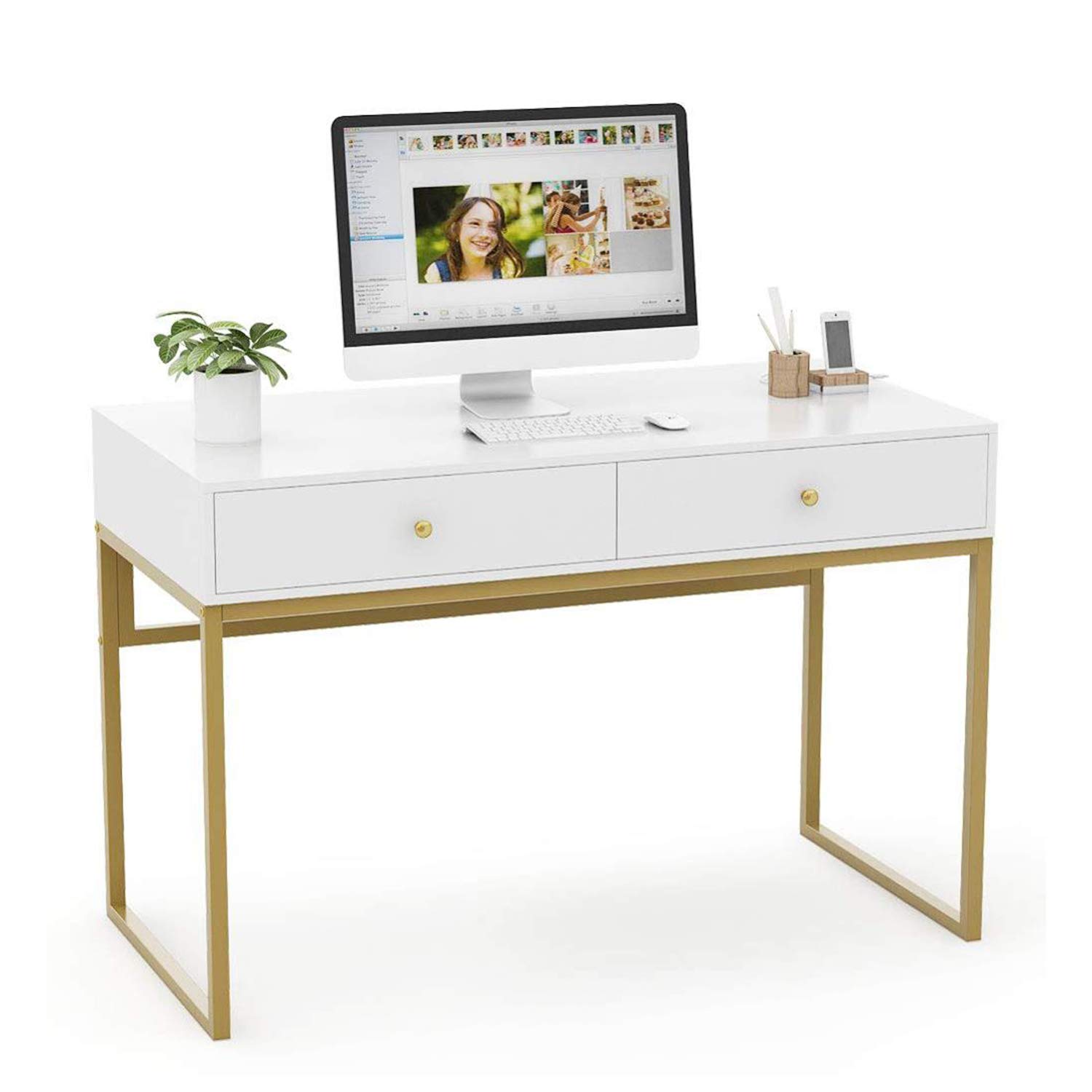 Buy MYRCLMY Bedroom Computer Desk, Dressing Table,Modern Computer Desk