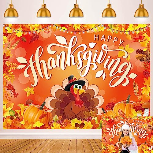 Toile de fond Thanksgiving pour décoration de fête d'automne en plein air