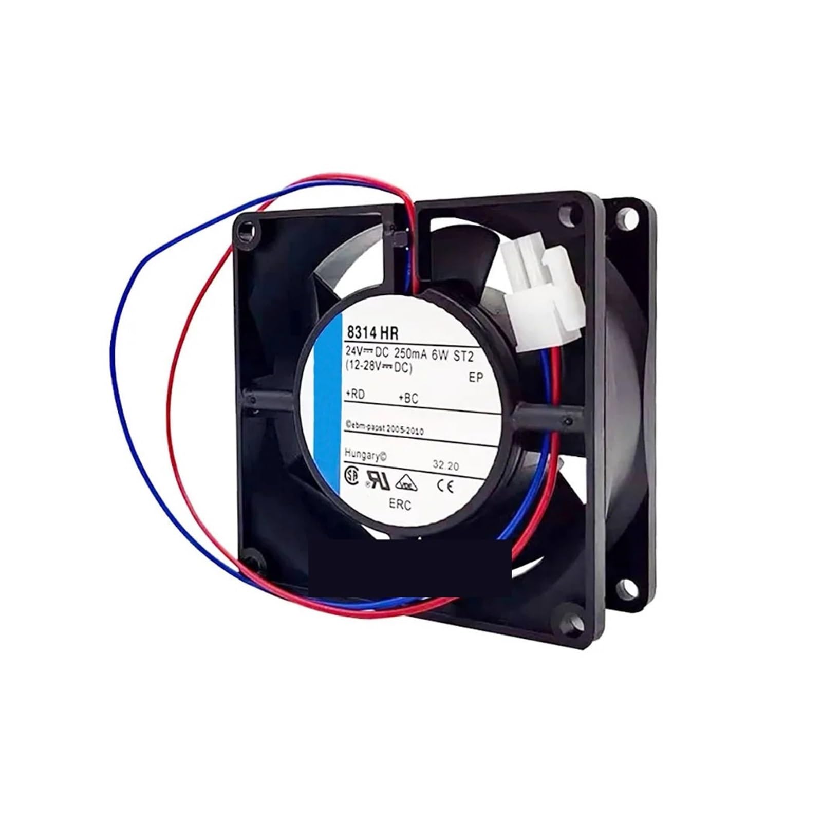 BRODEFUP Radiator 8314HR DC 24V 80 * 80 * 32MM 6W 0.25A 2-wire Fan