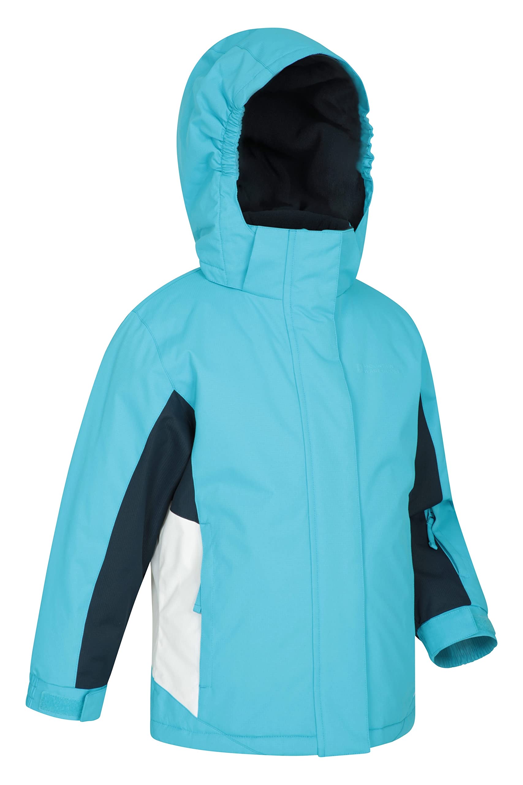 Mountain Warehouse Chaqueta de esquí para niños Impermeable a la Nieve Ajustable Abrigo Invierno Forro Felpa