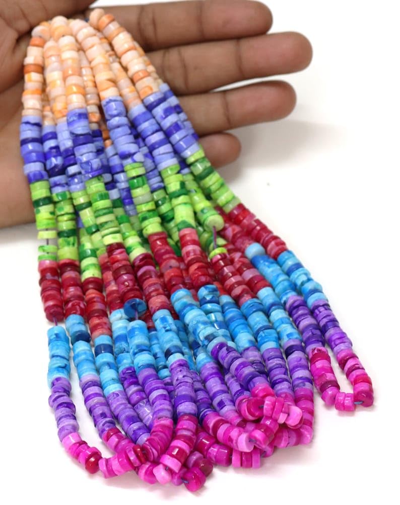 Perles à facettes naturelles 7-9mm pour création de bijoux collier