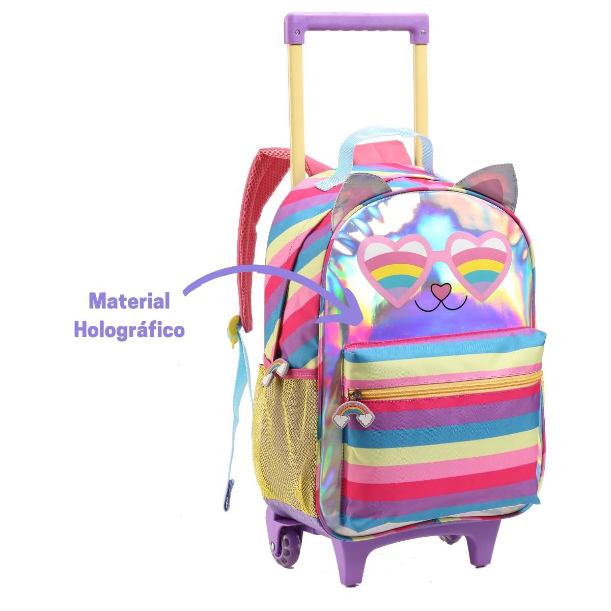 Kit Mochila Escolar Com Rodinhas Gatinho Menina Feminina Brilhante em promoção! Veja a oferta e mais achadinhos de Mochilas escolares 7 Hoje é o melhor dia para comprar Kit Mochila Escolar Com Rodinhas Gatinho Menina Feminina Brilhante com aquele preço maroto! Promoção! Aproveite a oferta! 7