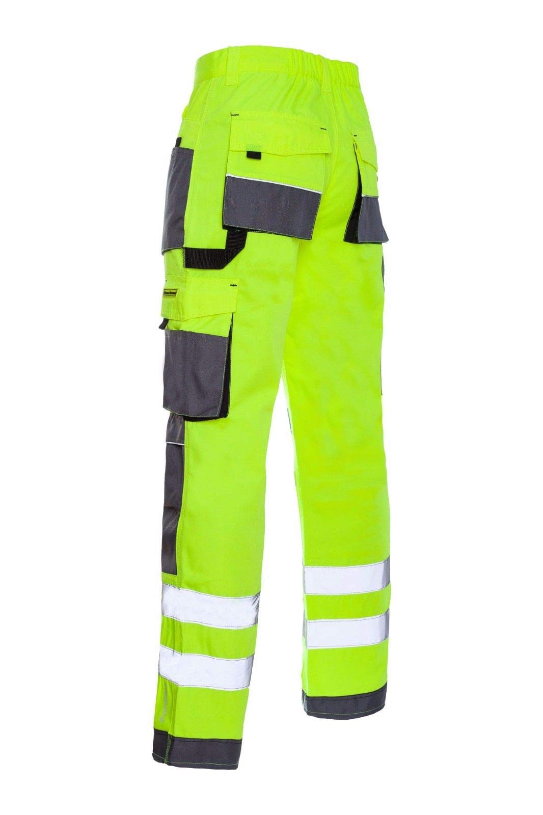 L&H Arbeitshose Sicherheitshose Schutzhose Warnhose Warnbekleidung (LH-FMNX-T-YSB)