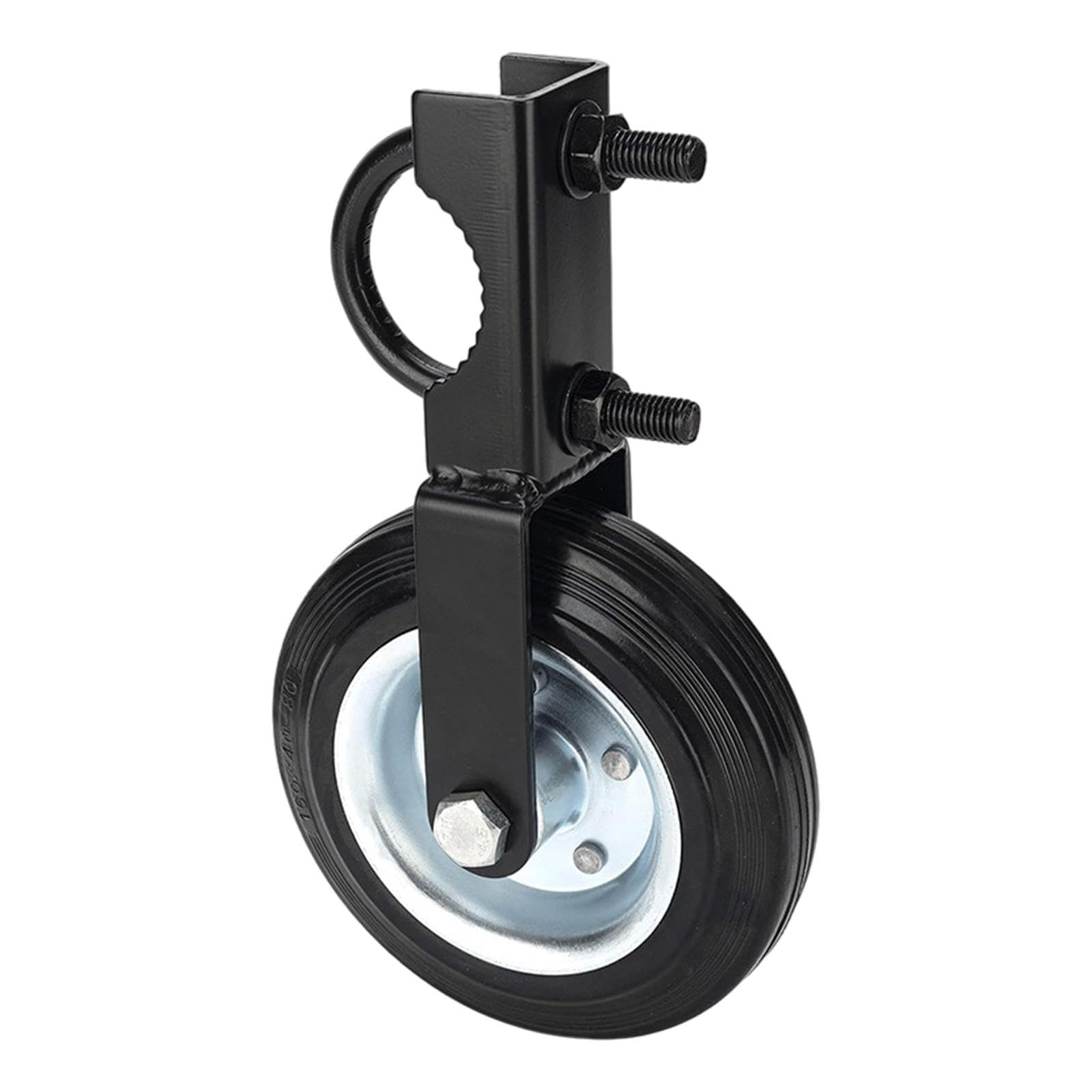 Woideklu Fence Gate Caster Wheel 6inch Porch Swing Gate Easy to Install Rubber Wheel
