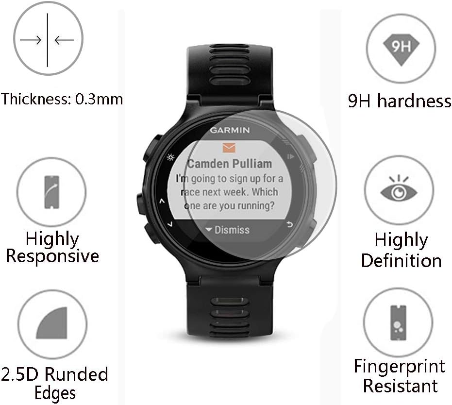 Protetor de tela SHUAXI para Forerunner 735XT: Review após 7 dias