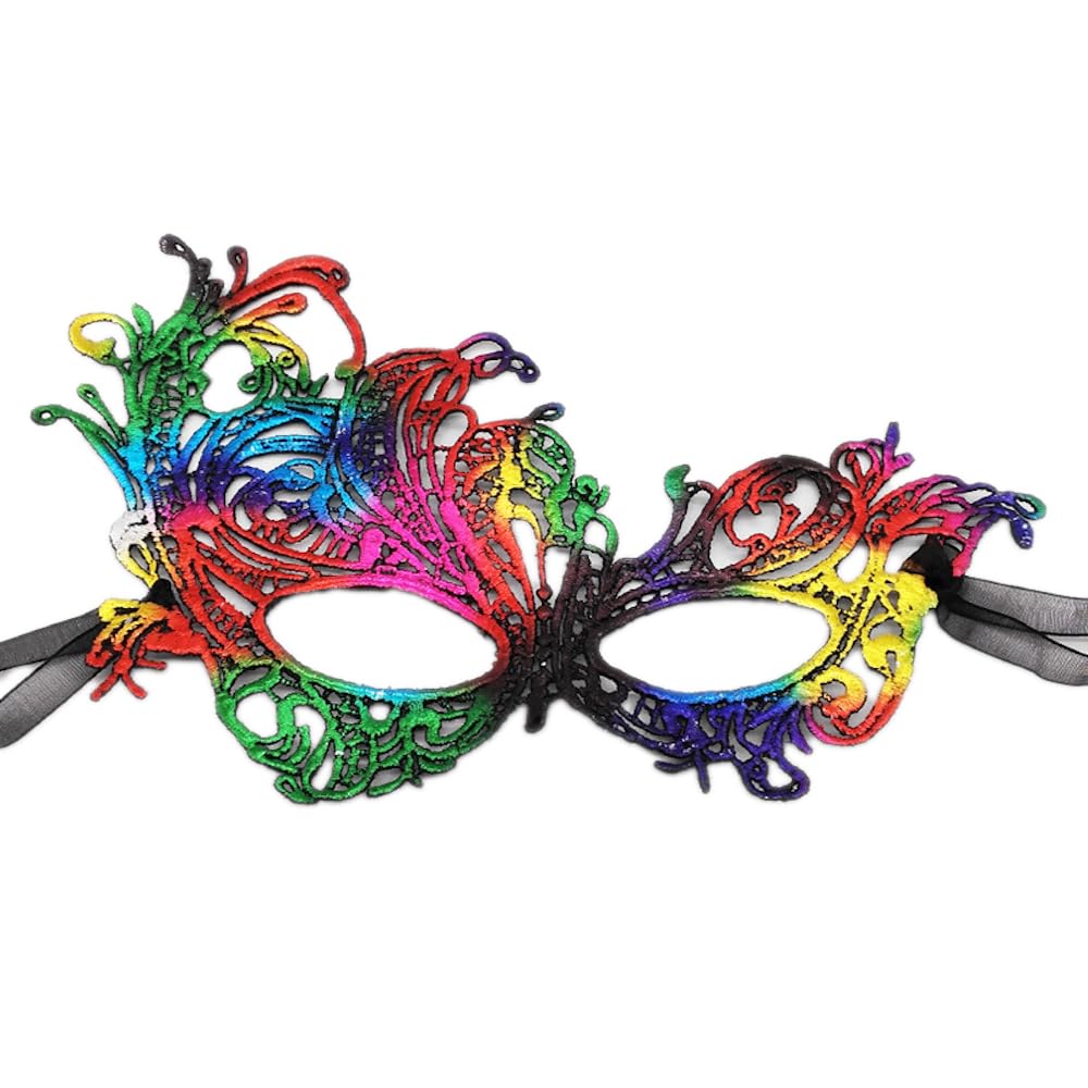 Masquerade Mask, Women's Lace Mask, Lace Mask, Carnival Decorations, Masks for Women, Halloween Costume, Evening Dress, Dance, Ball, Party, Cosplay, Prom Accessories, Mixed Colours