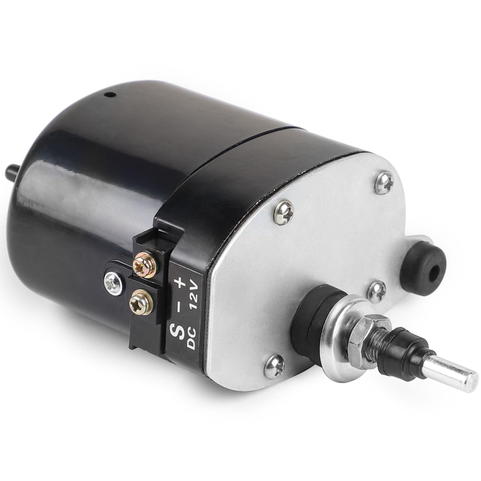 SWAWIS Motore Tergicristallo Universale 12V 105° di Oscillazione Compatibile con Trattori, Jeep e Altri Veicoli