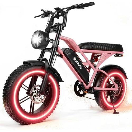 V100/V200 1500W Peak Electric Bike for Adults, 28MPH 48V13&20.8 Ah Removable Battery, 16/20"x4.0" Fat Tire, 7-Speed E-Bike with Dual Suspension – Commuter Ebike for Men & Women