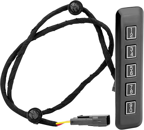 Teclado de entrada sin llave para el lado del conductor | Reemplazo para Ford F-150/250/350/450/550 Super Duty 2015-2020 | Reemplaza # 601-046,