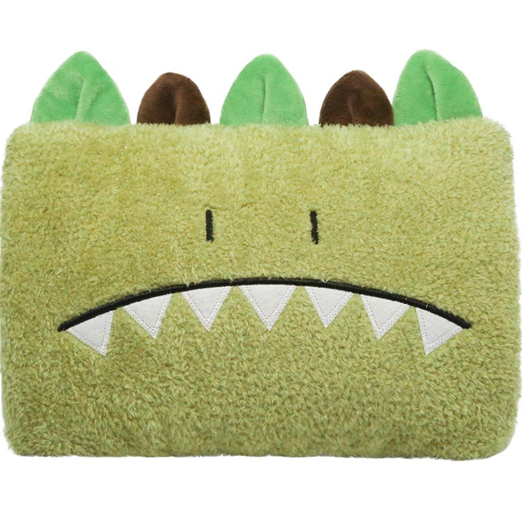SKUZA Bouillotte, Bouillotte électrique avec Couvercle Rechargeable Poche Chauffe-Main Sac à Eau Chaude Portable for Cadeau d'hiver (Color : Green) (Color : Green)