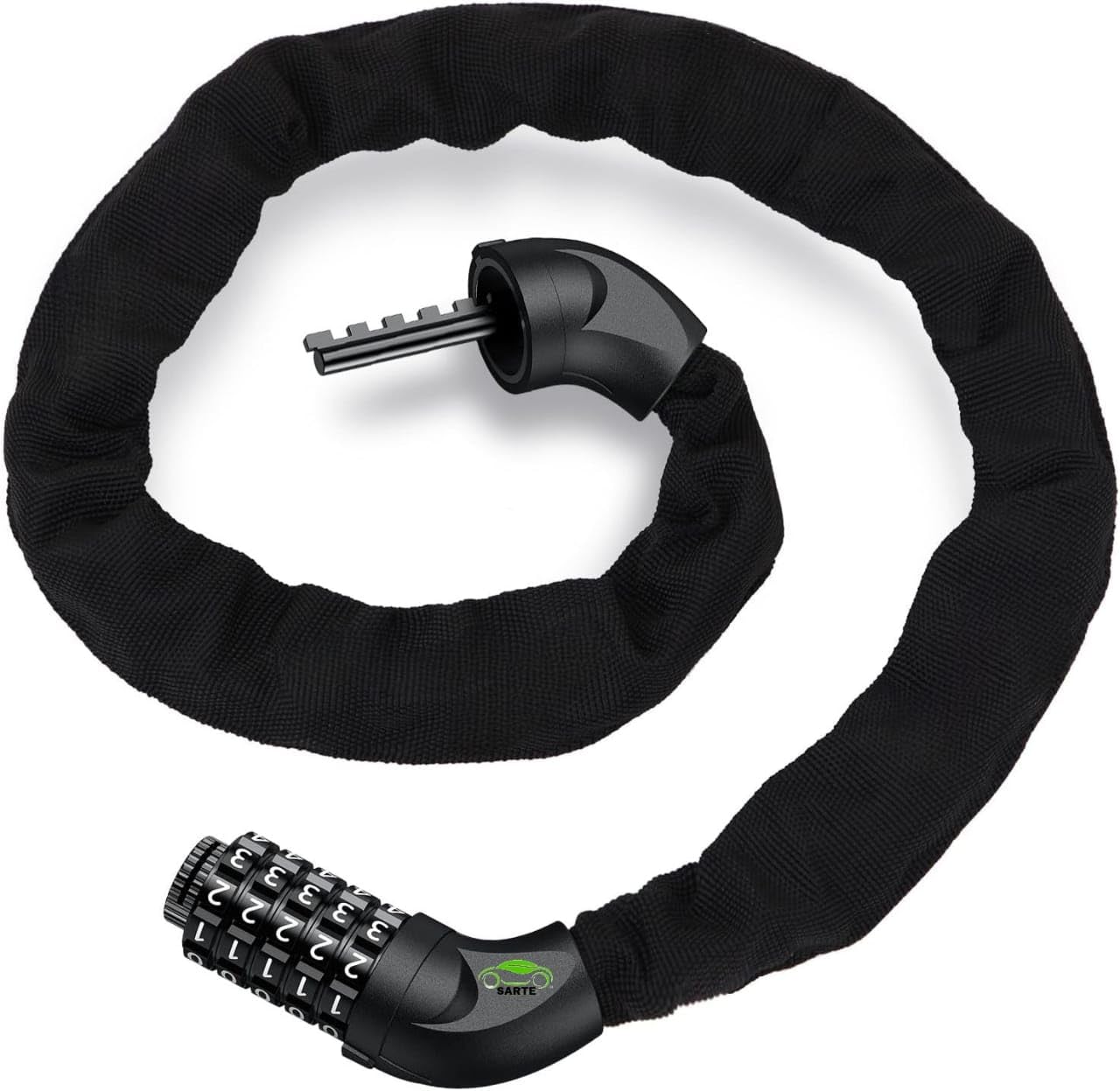 See full amazon price history chart for SARTE Chain Lock for Cycle 5-Digit Resettable Bike Helmet Lock Hard Steel Chain Lock for Bike Heavy Duty Cycle Locks for Bicycle with Protective Cloth Sleeve Bike Safety Lock 3.2 FT Long 8mm Thicker SARTE Chain Lock for Cycle 5-Digit Resettable Bike Helmet Lock Hard Steel Chain Lock for Bike Heavy Duty Cycle Locks for Bicycle with Protective Cloth Sleeve Bike Safety Lock 3.2 FT Long 8mm Thicker (B0CVSCBC2B) Amazon Price History, Amazon Price Tracker