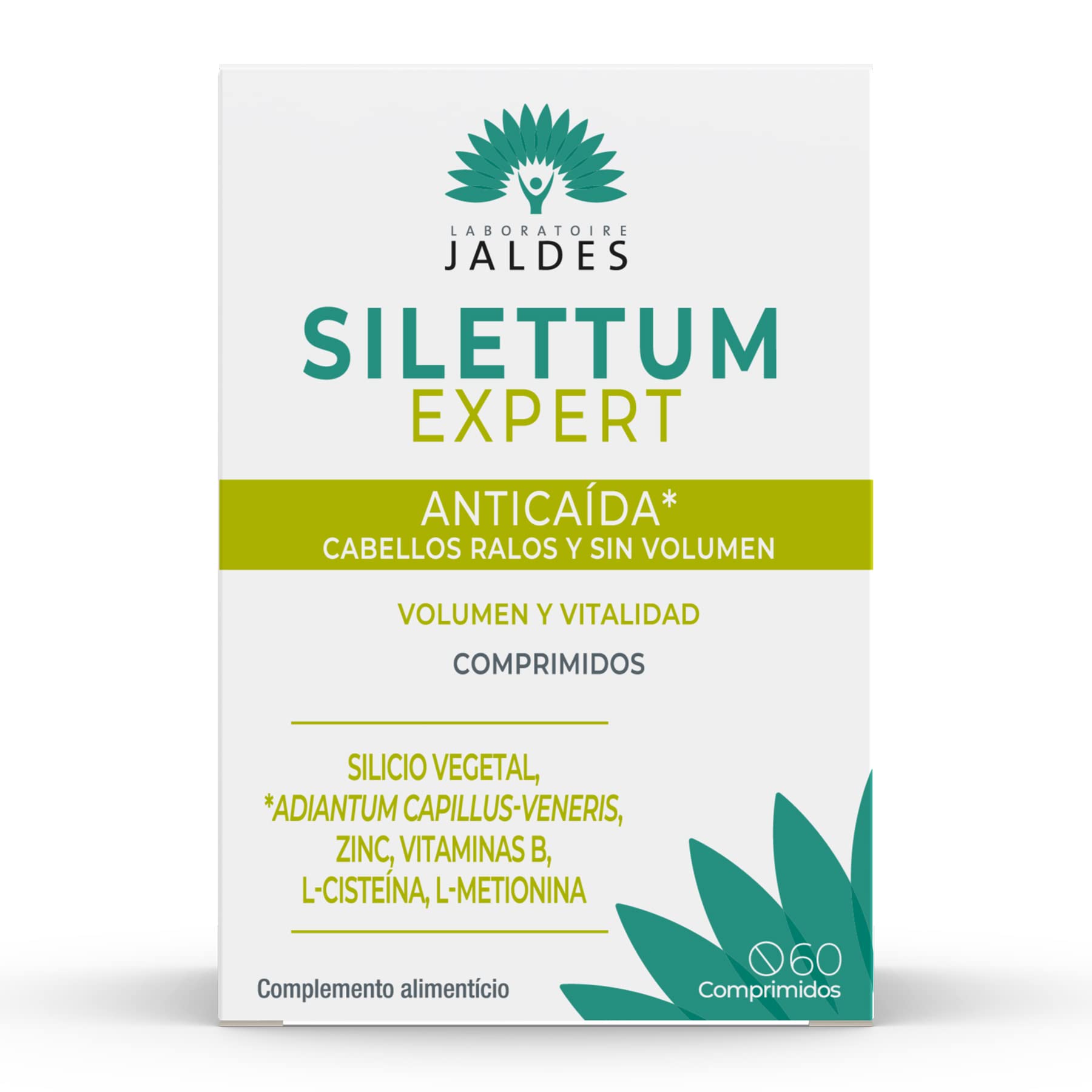 Silettum Expert Anti-Chute Lot 2+1 mois Offert (180 Comprimés) | Freine la chute de cheveux | Pour les cheveux clairsemés et sans volume | Laboratoire Jaldes