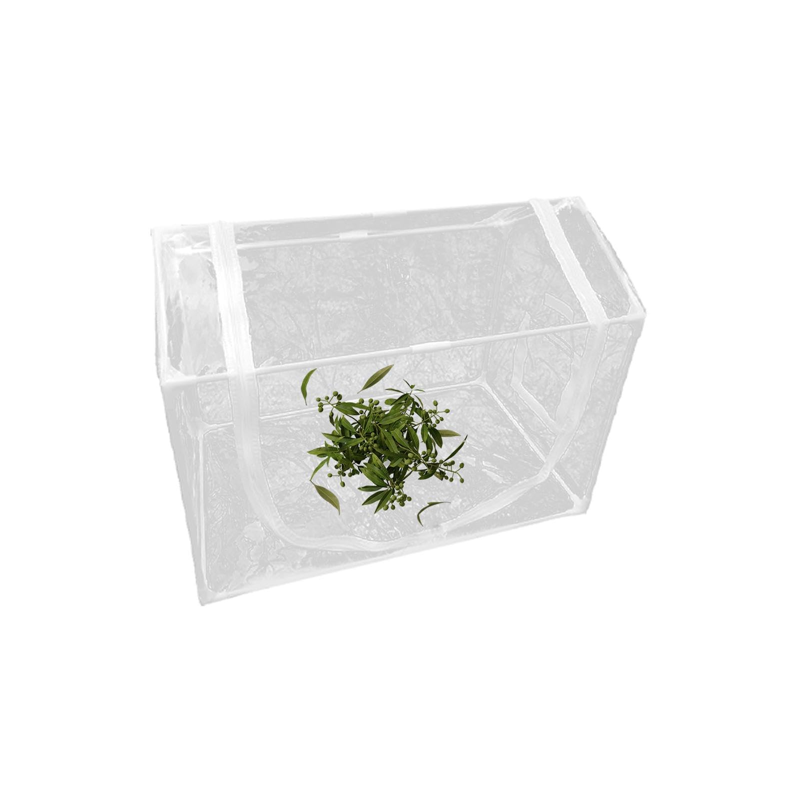 Piccola Serra Capanno di Protezione Antigelo Trasparente con Finestra | Protezione Termica Per Fiori Con Cerniera Per Il Giardinaggio Invernale, La Coltivazione Domestica, I Vasi, Il Patio E Il Gi