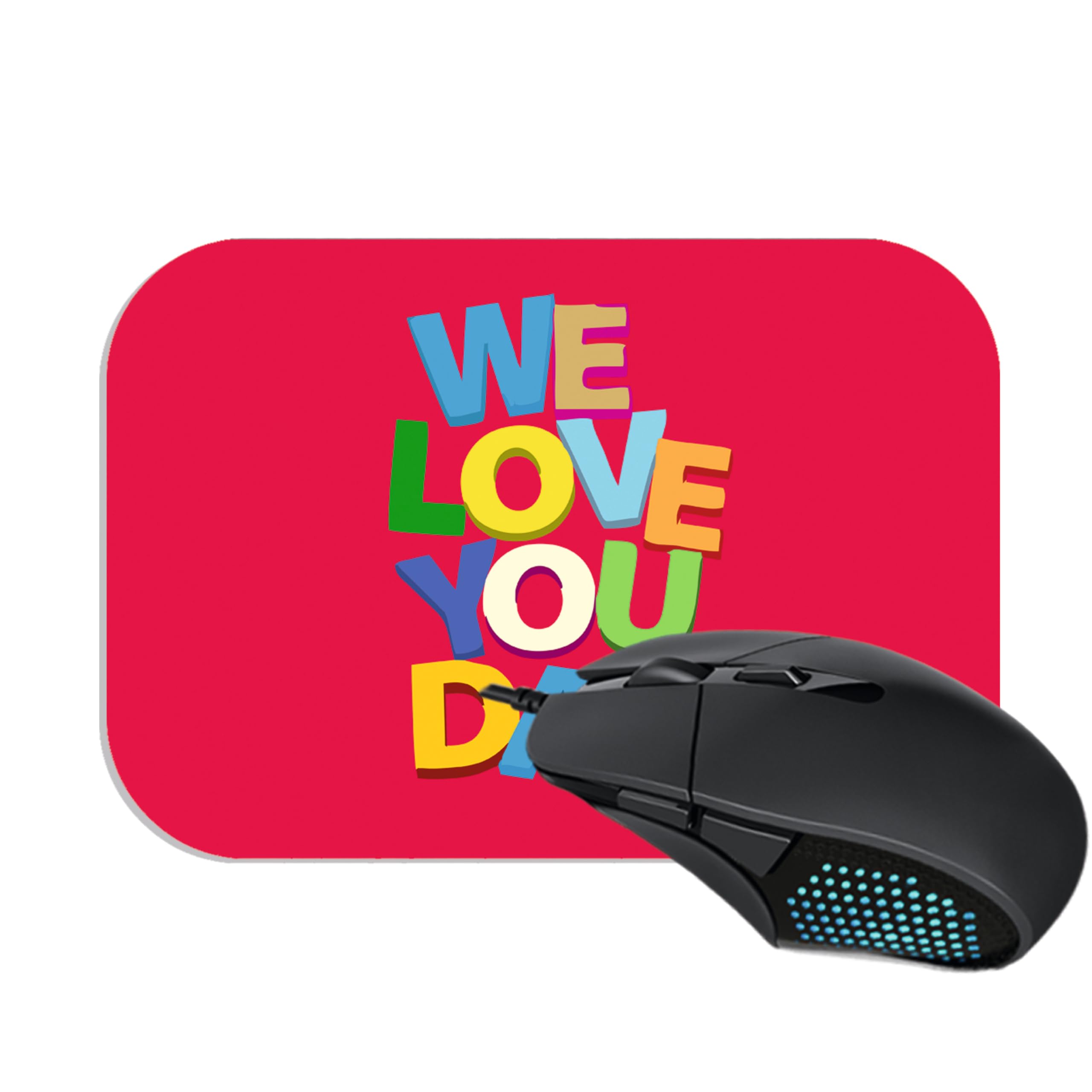 SoFFXia Fashion Mouse Pad, Non-Slip Rubber Base, Waterproof Surface, Compatible with Laser and Optical Mice