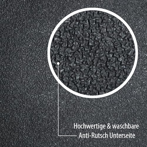 tierlando® Carlos Ortho-Medic Orthopädische Hundematratze aus Kunstleder mit Visco Memory Foam, Größe: 80x60cm | Farbe: 04 Dunkelrot