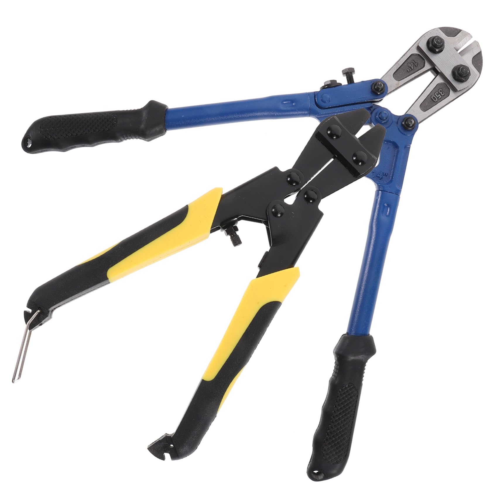 HOMOCONO Ergonomic Bolt Cutters 8 Inch Mini Bolt Cutter for High Tensile Fence Wire and Chain Link Fence