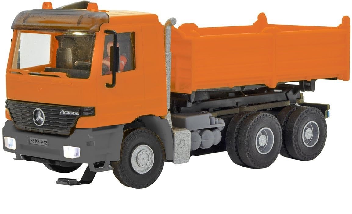 8041 H0 CarMotion MB ACTROS 3-achs Muldenkipper, Rundumleuchten, orange
