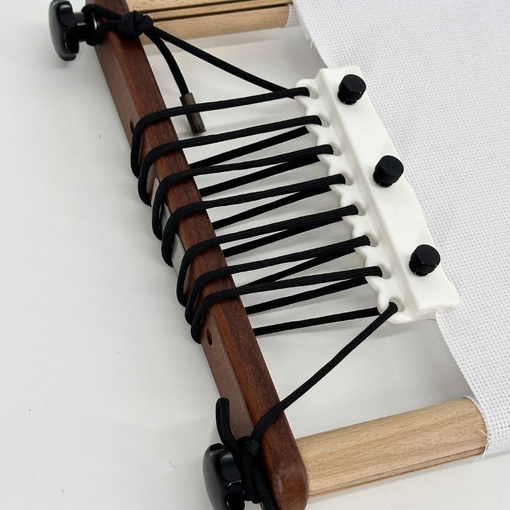 Stitch Side Tension Set for Canvas Stretching - Adjustable Embroidery Frame System with Scroll Rods, Perfect for Cross Stitch and Needlework Projects - Frame Canvas Tension W-Stands