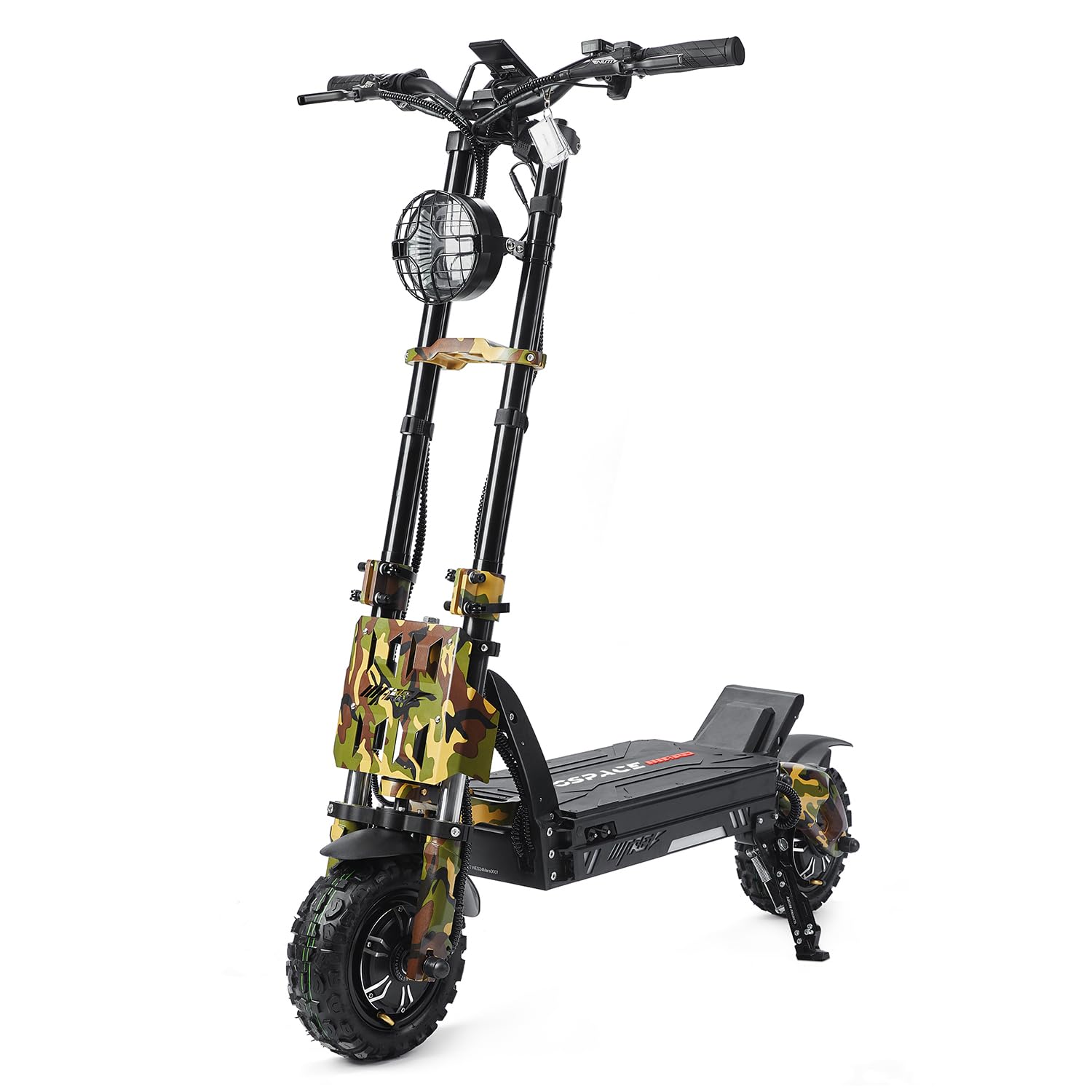 GTR Dual Motor Off Road Electric Scooter for Adults - 69 MPH 108-Mile Range 4000W Peak 11-Inch Tires