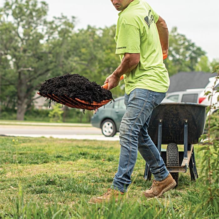 A.M. Leonard Narrow Tine Poly Mulching Forks (D-Grip Handle)