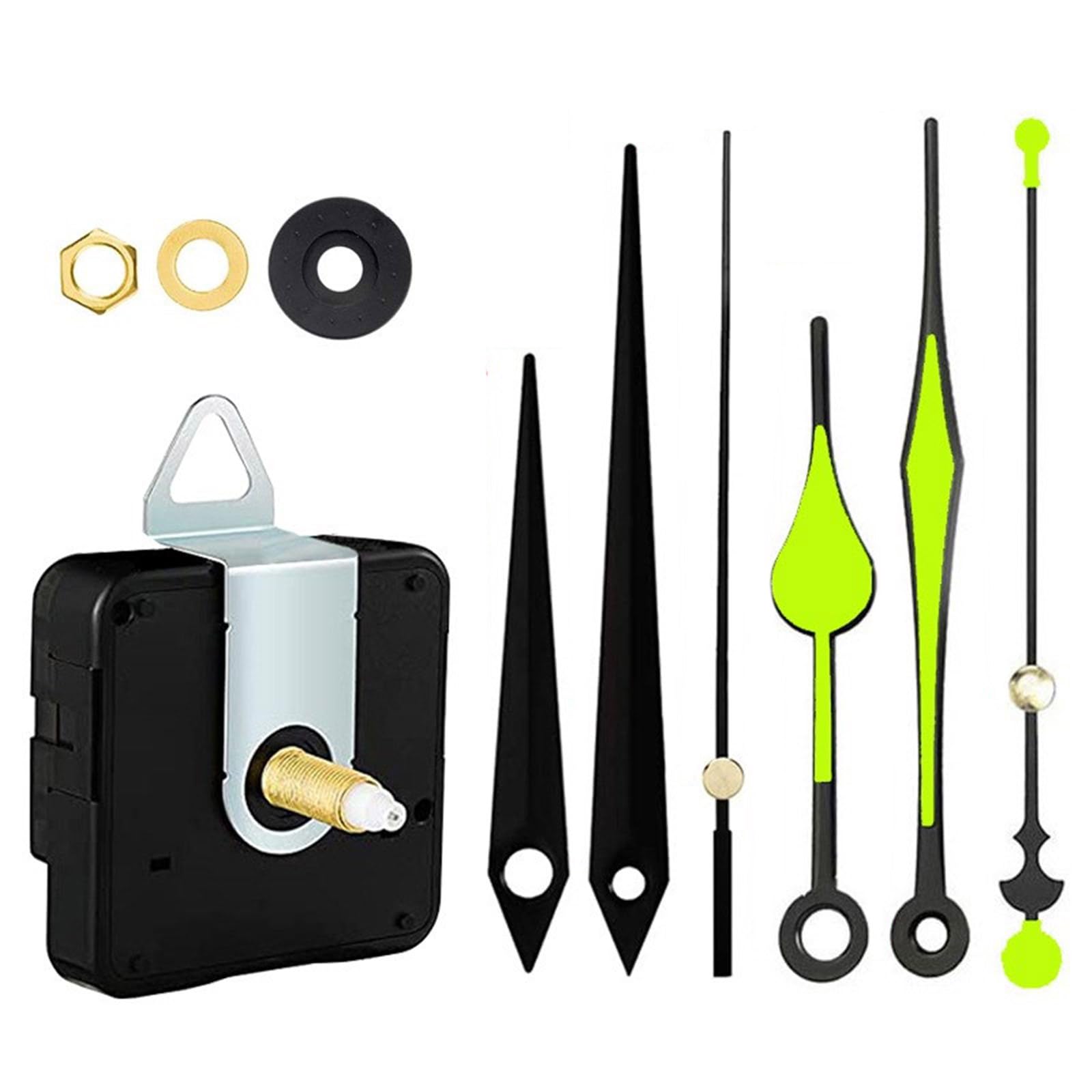 YPBEW Quiet and Accurate Clock Movement Replacement Clock Mechanism Easy Installation Set with Hands Watch Accessories