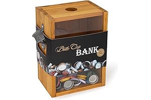 Collector Caps Shadow Box with Rustproof Cap catcher Bottle Opener