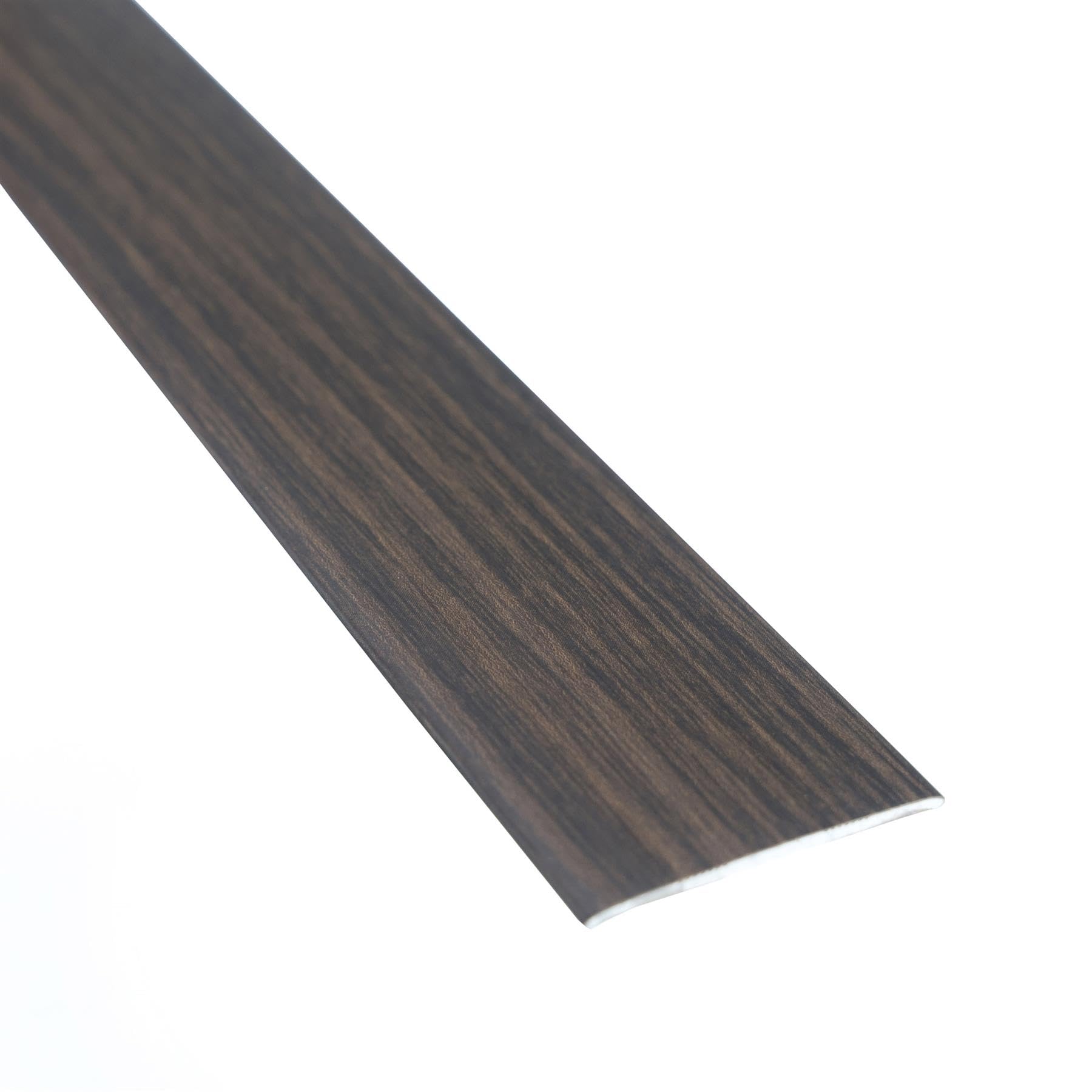 SELF-Adhesive Wood Effect Aluminium Door Floor BAR Edge Trim Threshold Profile 930mm x 35mm A08, WENGE Congo