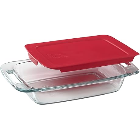 Pyrex Easy Grab 2-Quart Casserole Dish with Lid: Your Kitchen Essential for Versatile Baking