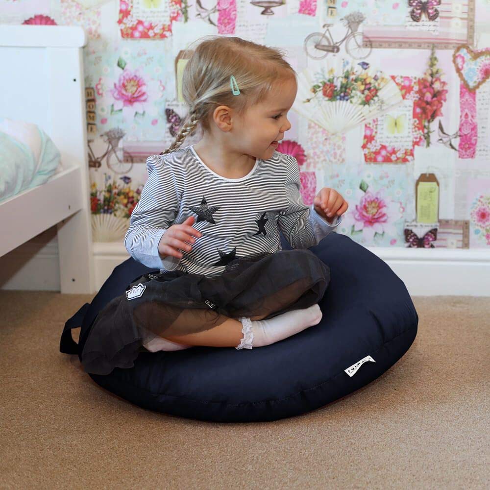 rucomfy Beanbags Indoor/Outdoor Circle Smarty Floor Cushion Kids Beanbag. Garden Play - Image 2