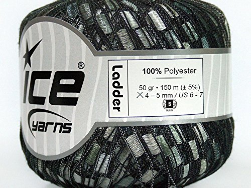 Silver 'N Slate Ladder Yarn - 50 Gram #TOP14