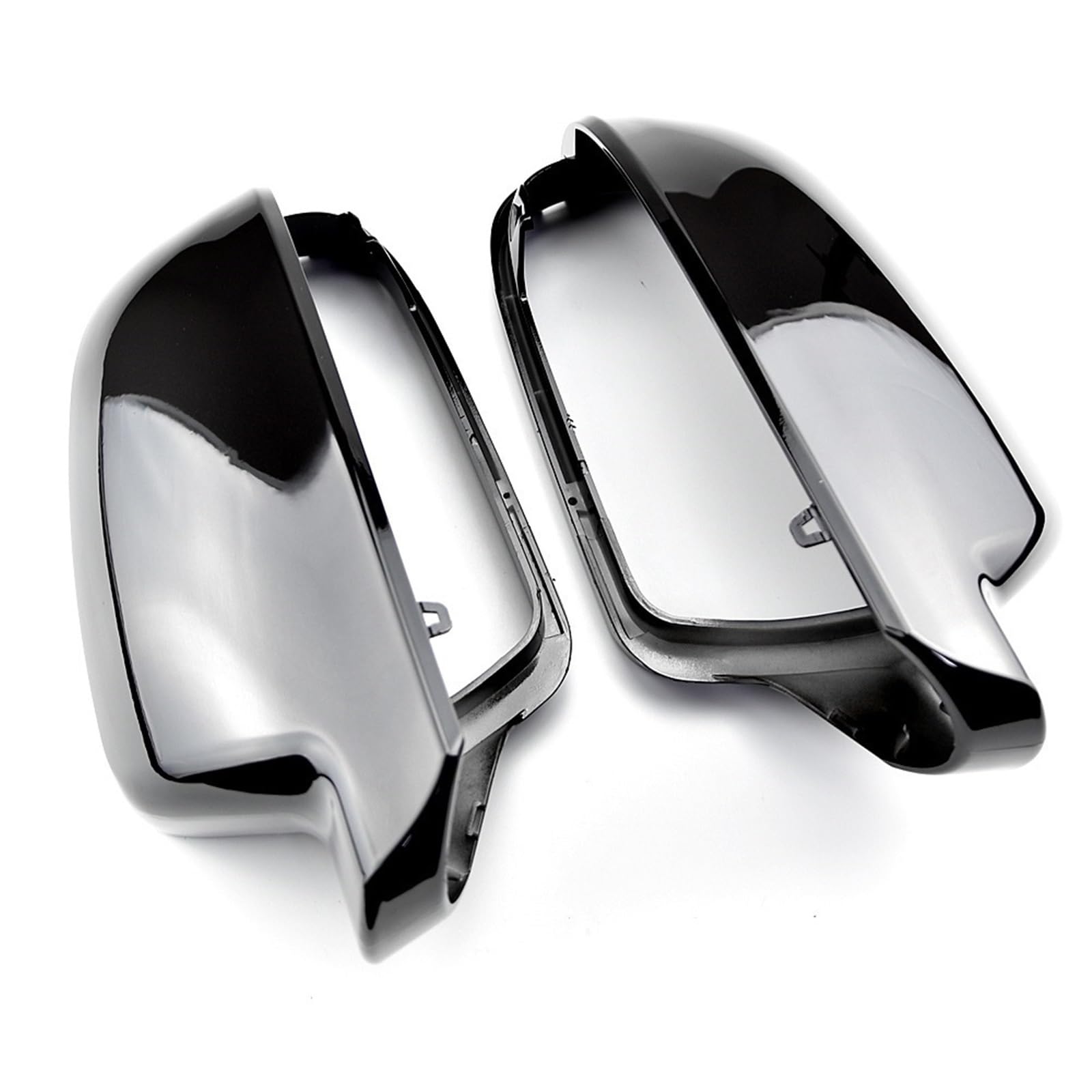 Specchietto retrovisore dell'automobile Per A4 B8.5 S4 2011-2016 A3 8P 2010-2013 A5 S5 2010-2016 Sinistra Destra Lucido Nero Specchietto Retrovisore Coperchio(Nero)