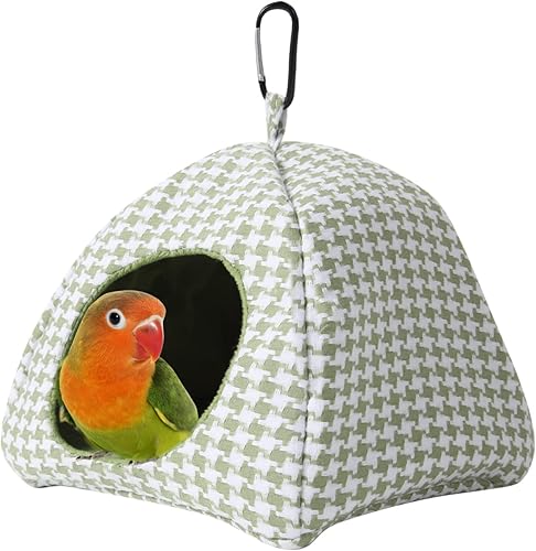 Casa de nido de pájaros, hamaca colgante para hámster, loro pequeño y mediano, conure, agapornis, periquitos, cacatúas, periquitos