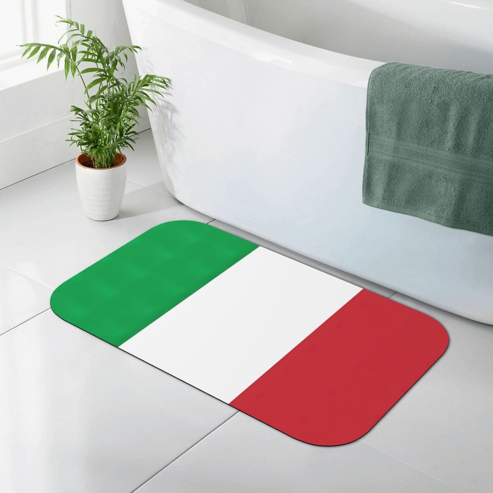 Tapis de bain en diatomée pliable pour éviter les sols glissants