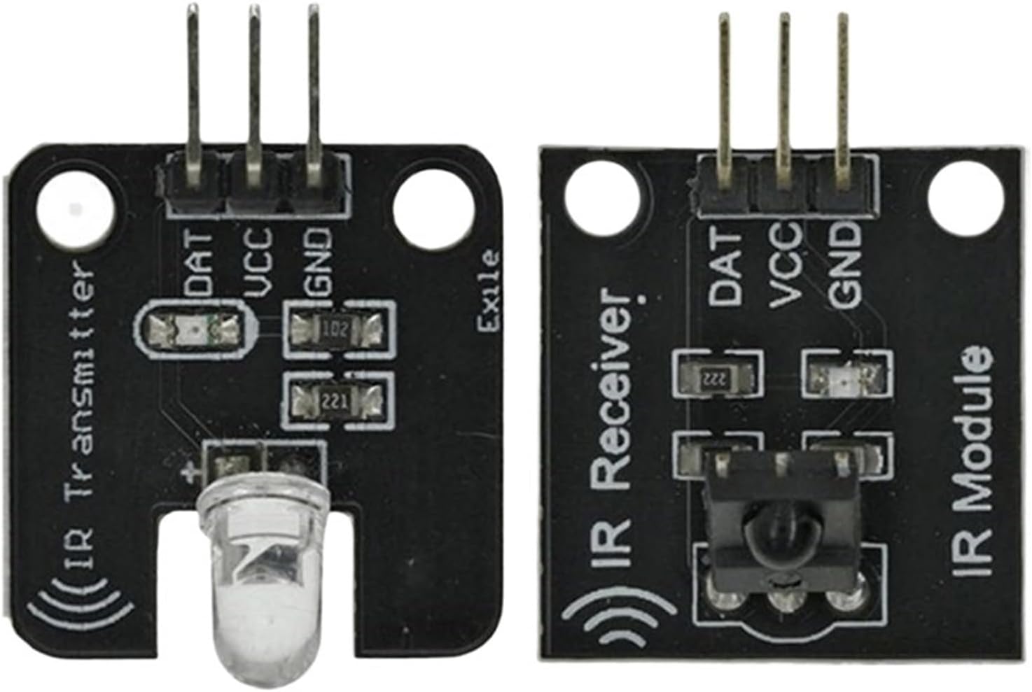 IR Infrared Transmitter Module Ir Digital 38Khz Infrared Receiver Sensor Module for Arduino Electronic Building Block(Transmitting Module)