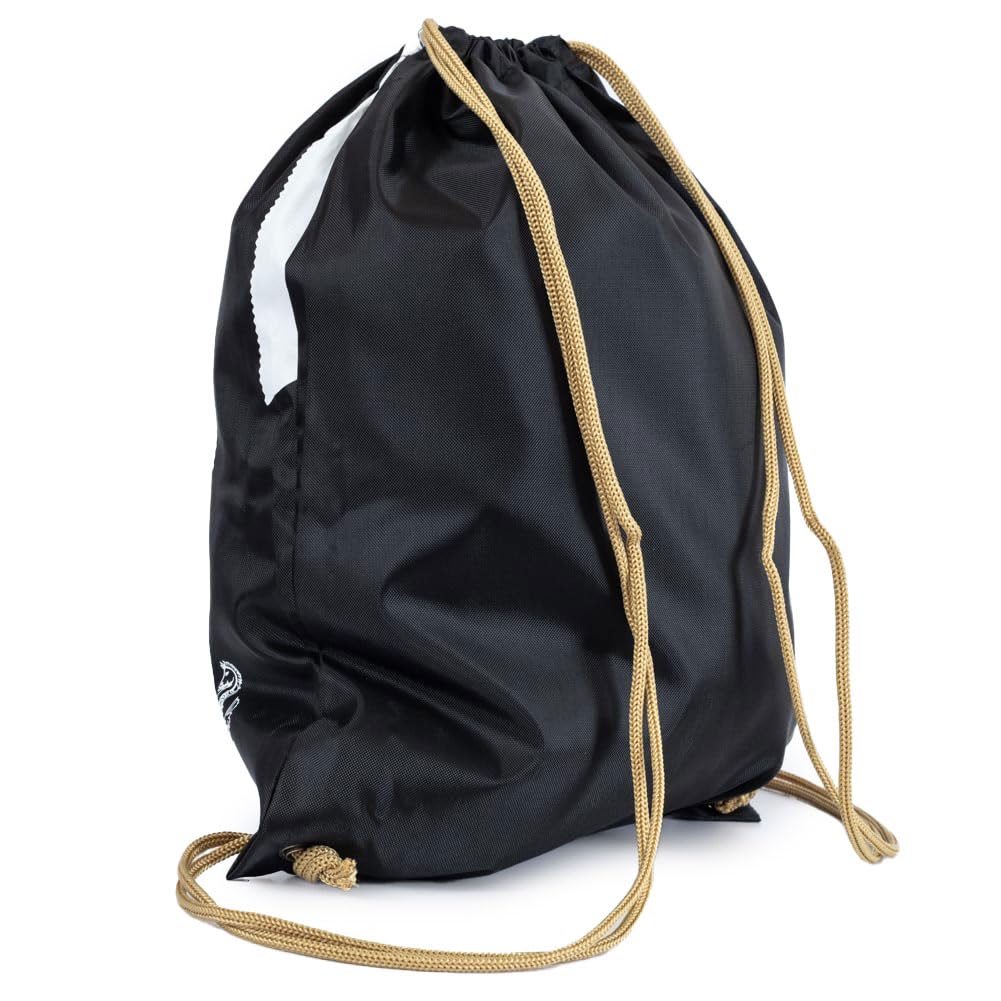 Hy-Pro Newcastle Gym Sack-Stripe, Sacca da Palestra Unisex-Adulto, Nero e Bianco, Taglia Unica
