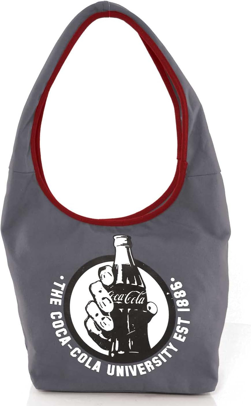 Botella de vidrio clásica con licencia oficial Coca-Cola University Hobobag