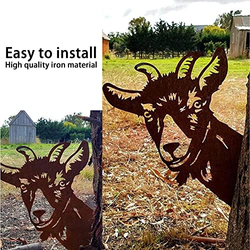 Rost Deko FüR Garten Gartendeko Figur Baumstecker Stahldesign Gartenstecker Edelrost Rost Gartendeko Figur Rostdeko FüR… – Bild 6