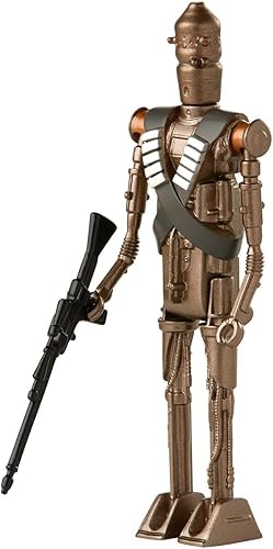 STAR WARS Retro Collection IG-11 - Figura de acción coleccionable de The Mandalorian a escala de 3.75 pulgadas con accesorios, juguetes para niños