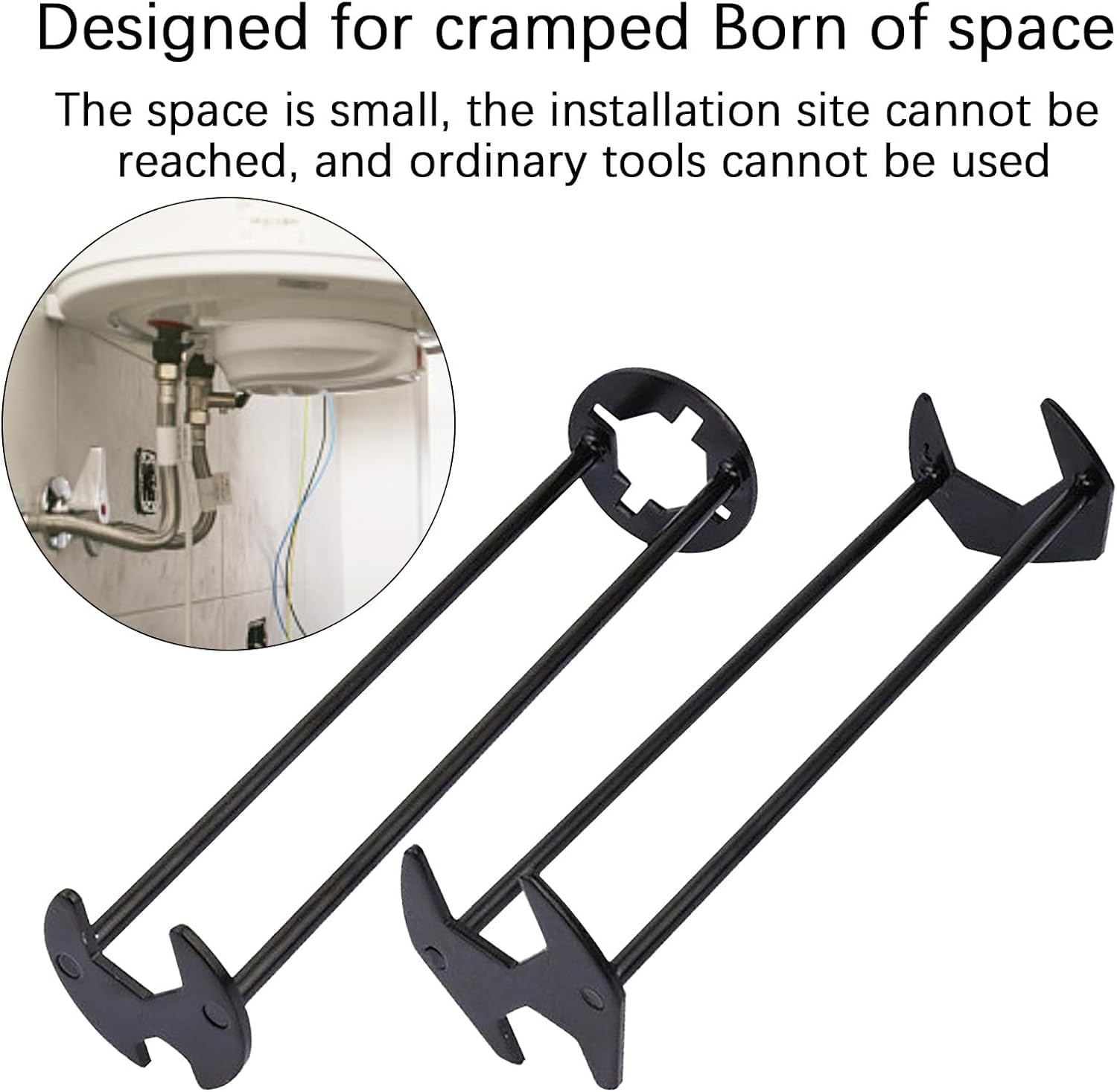 Clé De Lavabo Multifonction RANJIMA - Lot De 2 Clés Universelles 11 Tailles Pour Plomberie