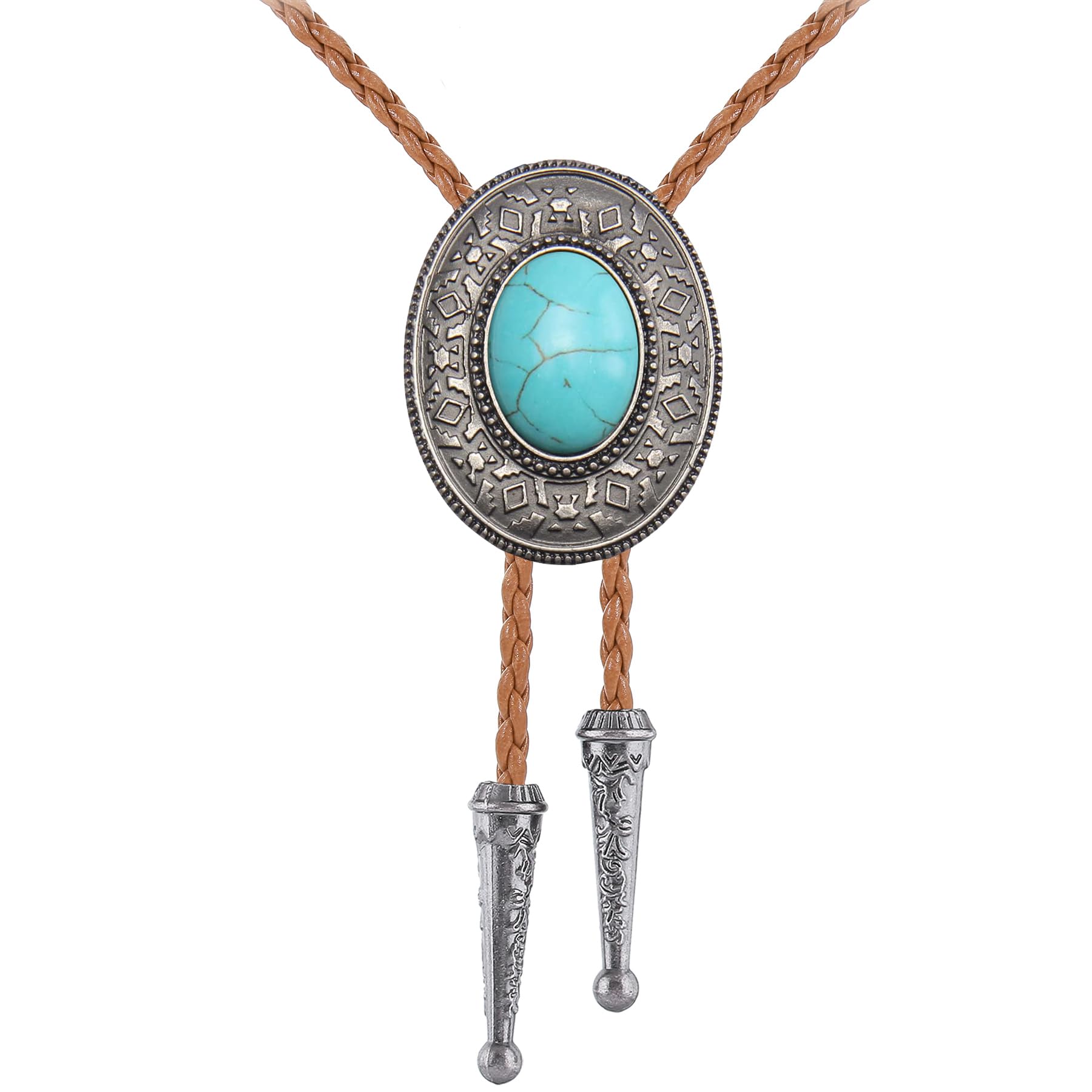 GelConnie Bolo Tie for Men Women Vintage Western Cowboy Necktie Adjustable
