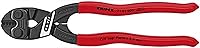 KNIPEX 71 01 200 CoBolt 8-Inch Compact Bolt Cutter - 20x Leverage Cuts 1/4" Wire, German-Made Precision