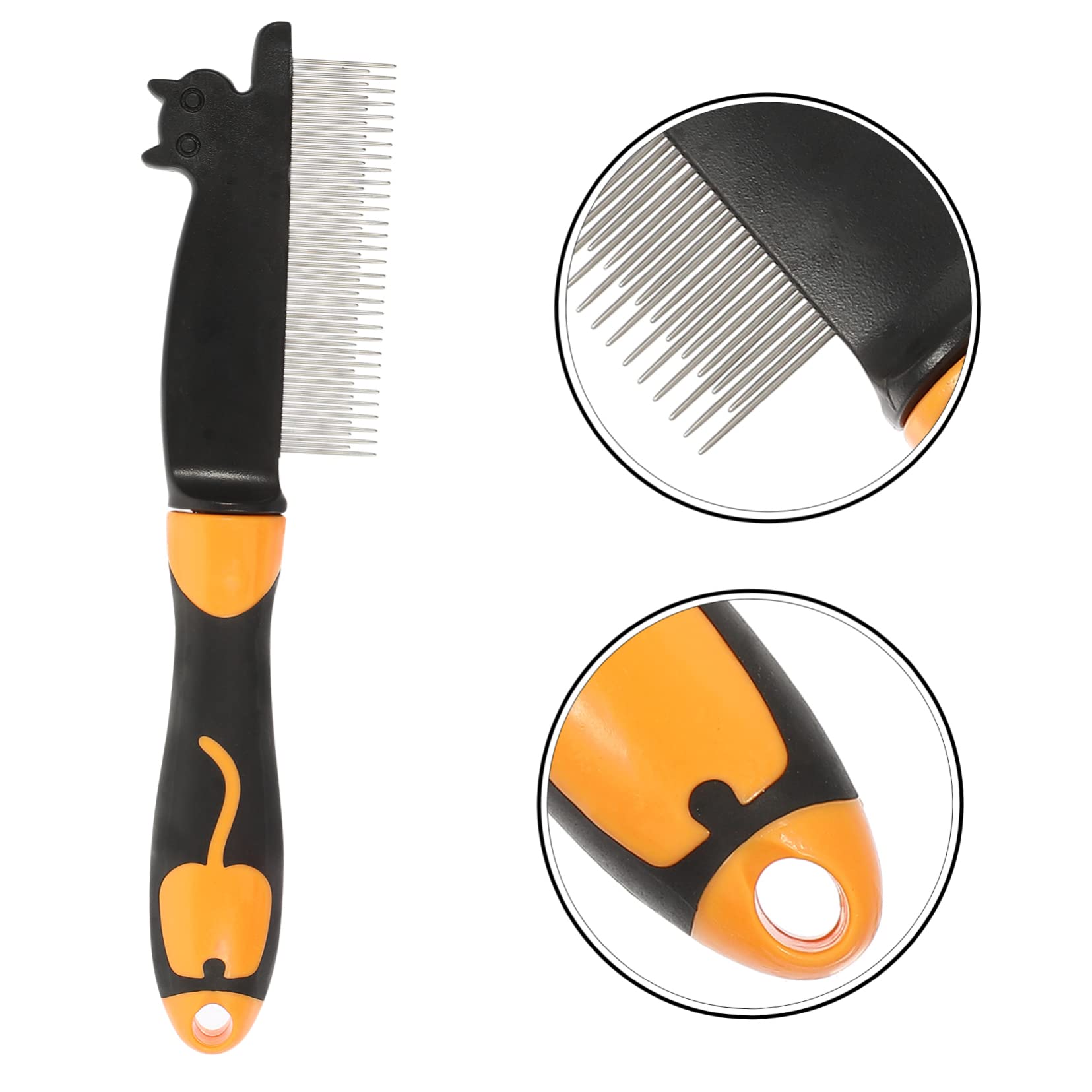 POPETPOP 3piezas Peine Para y Cepillo Desenredante De Pelo Para y Gatos Para Cuidado y Baños Diseño Ergonómico