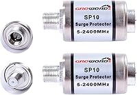 Vista 9 de Protector coaxial de rayos de sobretensión/supresor de sobretensiones, para protector de satélite en línea, caja de cable, amplificador