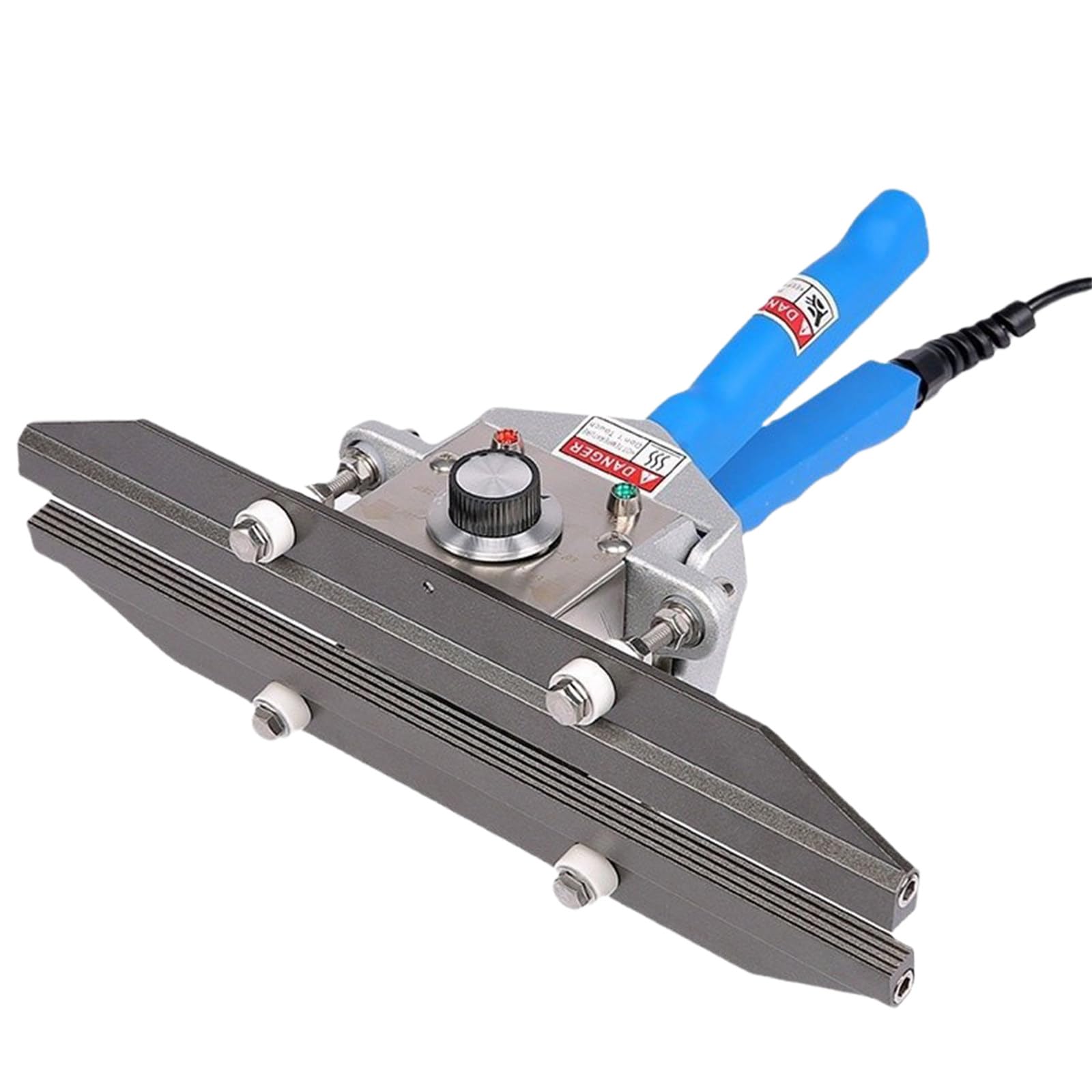 Sigillante Termico a Crimpare a Mano, Pinza per Sigillare il Calore a Mano, Staffa di sicurezza, Protezione antiscottatura, Per sacchetti spessi a 4 strati, sacchetti in carta e plastica 400mm