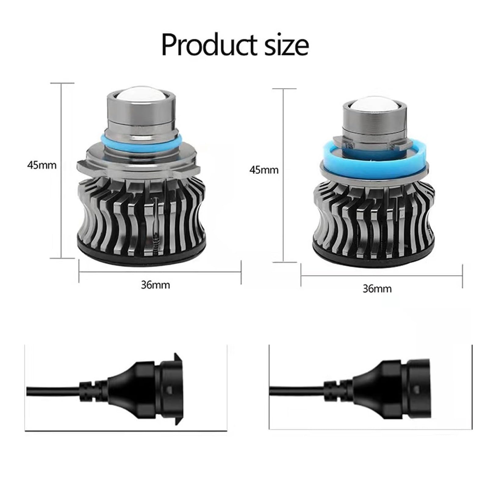 Amazon.co.jp: 1X レーザーレンズ H7 Led ヘッドライト電球 H11 Led