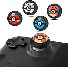 ZIBUYU® Soft Silicone Joystick Covers Compatible With Nintendo OLED&Switch Lite Multicolor Analog Stick Grips Button Cap Set Non-Slip Sweat-Free Thumb Grips For Enhanced Comfort & Gaming Control, 4pcs