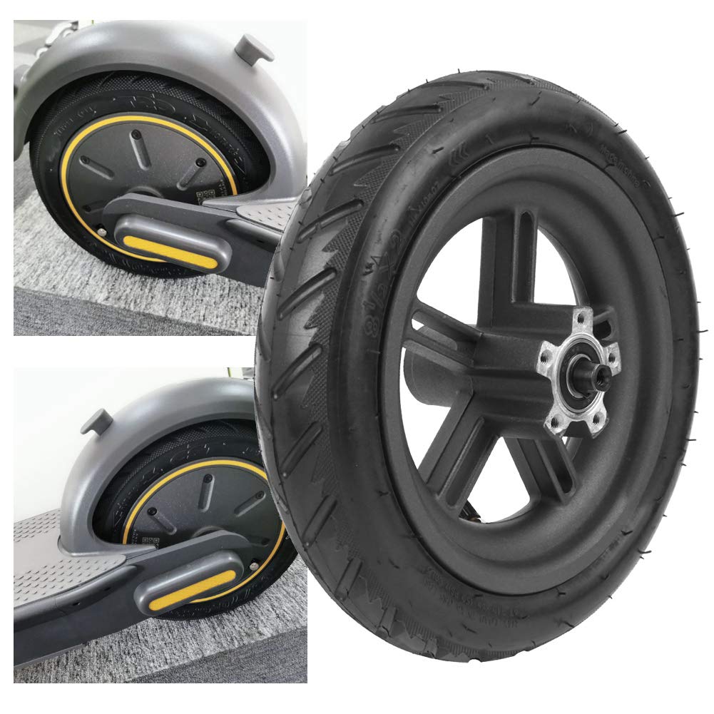 MAGT Roue Arrière De Scooter Électrique pour Xiaomi M365 Pro/Pro 2, Pneu De Roue Arrière Gonflable En Caoutchouc De Scooter Électrique