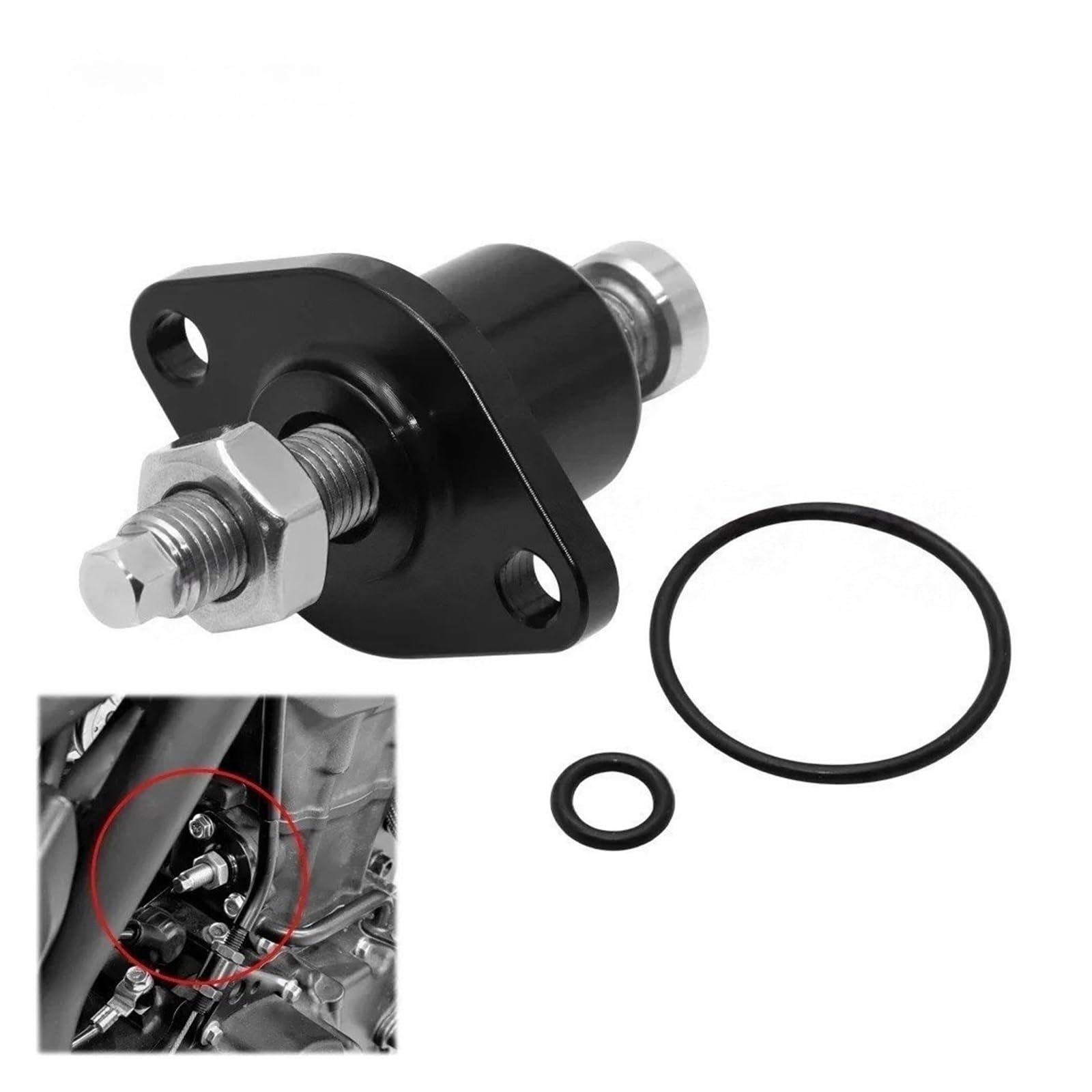 Ochraniacz łańcucha Pasuje do CRF450 R RX RWE XL pasuje do RL CRF250 RX CRF300L CRF250L M rajd CRF250F Cam napinacz łańcucha rozrządu Motocyklowego Łańcucha Ochraniacz(Black)