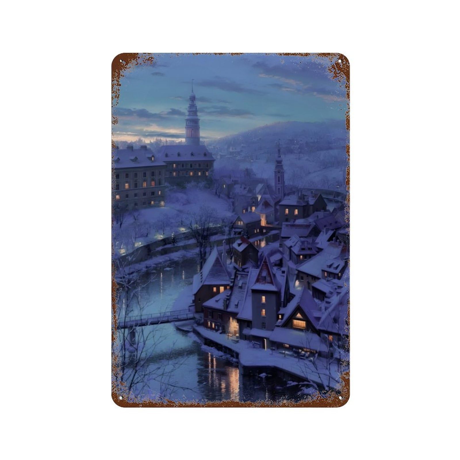 xiaoxiaoshen Evgeny Lushpin Surrealism (4) Wall Decor Art Metal Tin Poster Modern Home Decor Art Home Bar Shop Decorations Vintage Sign 30x20cm
