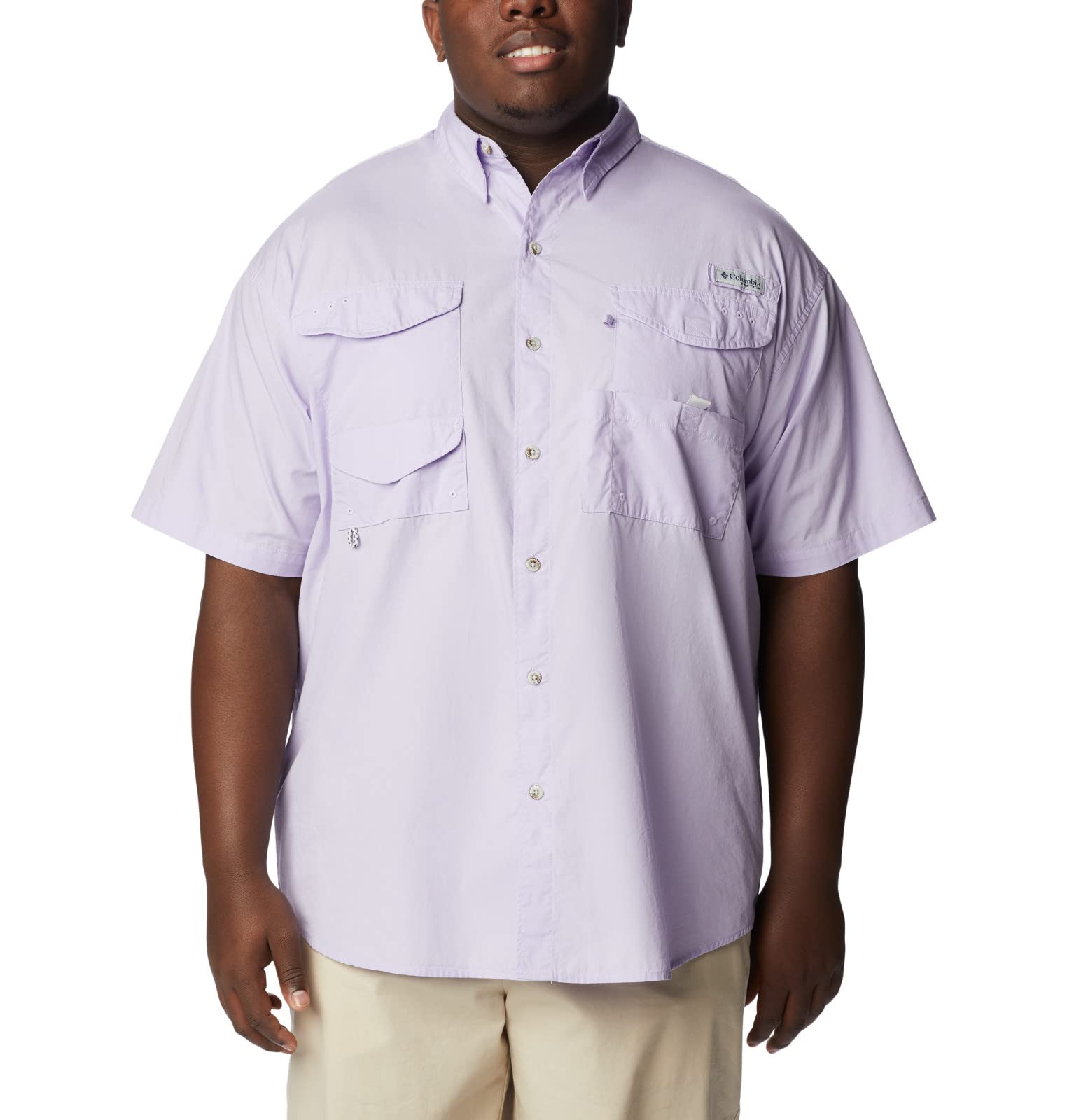 Columbia Sportswear Bonehead Short Sleeve Shirt X-Large Soft Violet